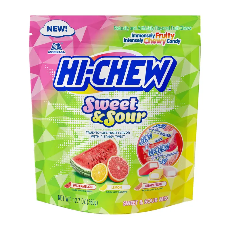 Hi-Chew Sweet N Sour Mix Pouch Bag | 12.7oz, Bag
