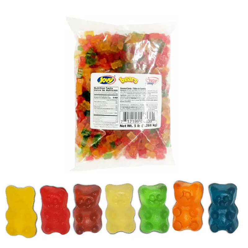 Jovy Gummy Bears 12 Flavors | 5lb, Bag