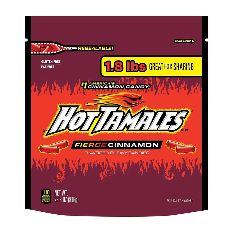 Just Born Hot Tamales Fierce Cinnamon Bag | 28.8oz, Bag
