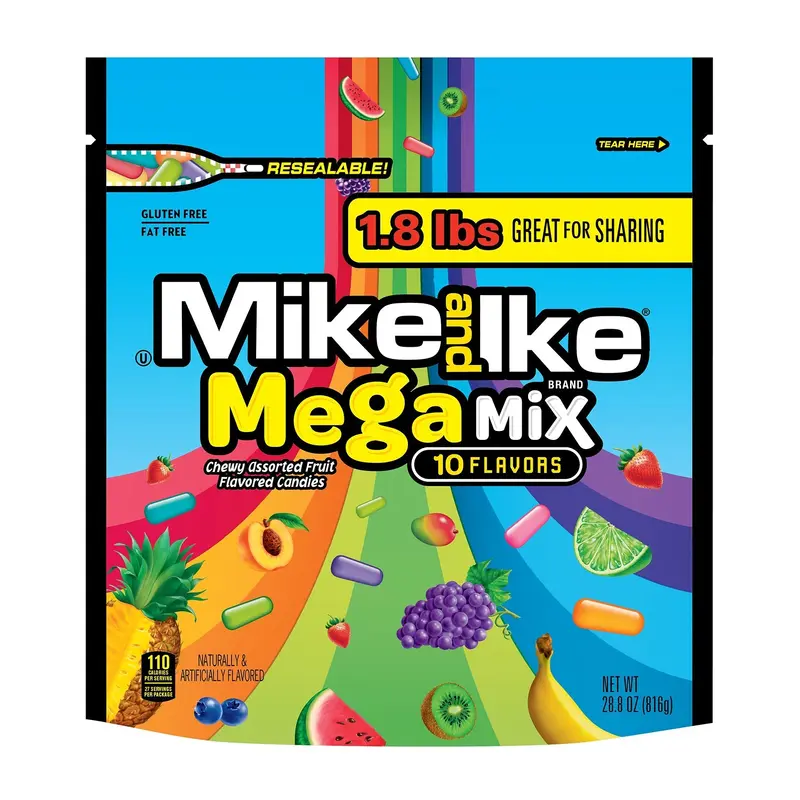 Just Born Mike & Ike Mega Mix Bag | 28.8oz, Bag