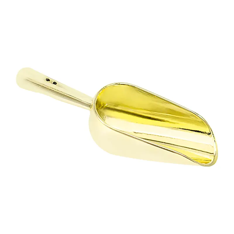 Plastic Scoop (5 3/4") Gold | 6ct, Bag