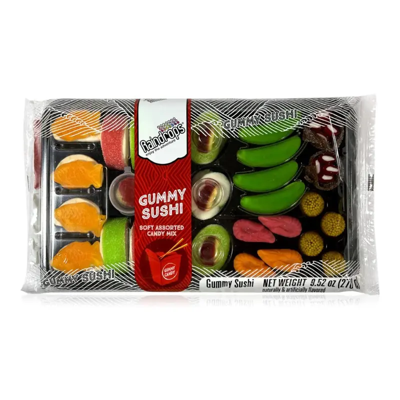 Raindrops Gummy Sushi Large | 9.52oz, Box