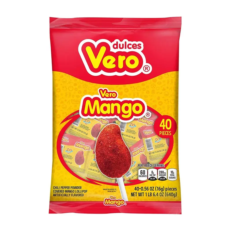 Vero Paleta Mango | 40ct, Bag