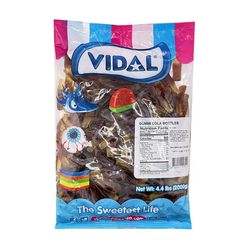 Vidal Gummy Cola Bottles | 4.4lb, Bag