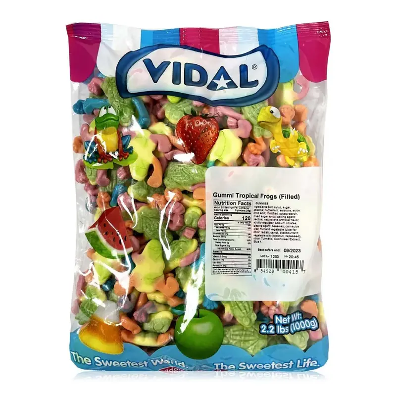 Vidal Gummy Tropical Frog | 2.2lb, Bag