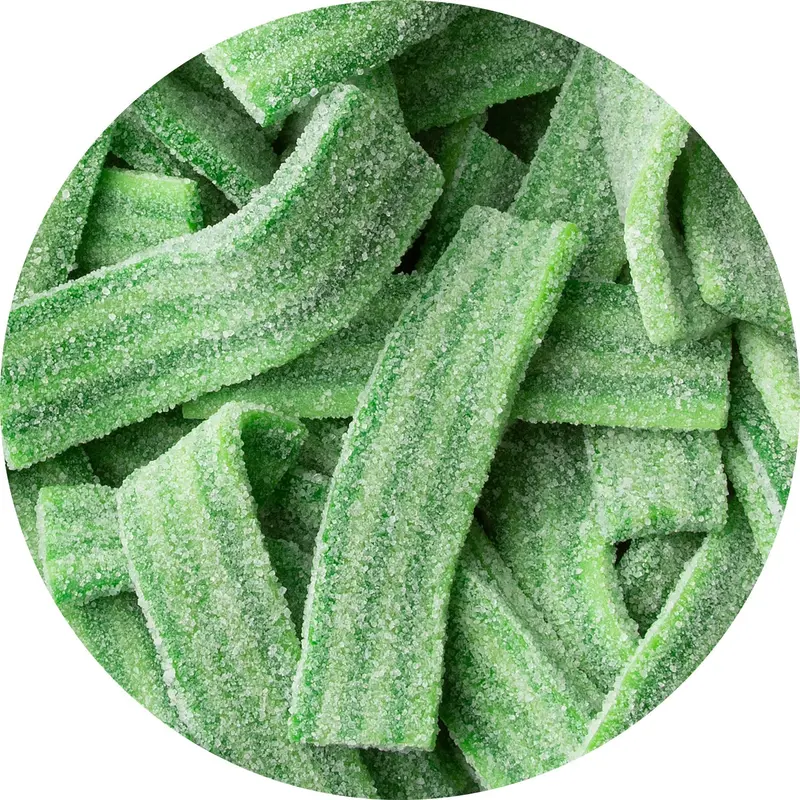 Cintaroos Mint Green Apple Licorice Belts | 200ct, Tub