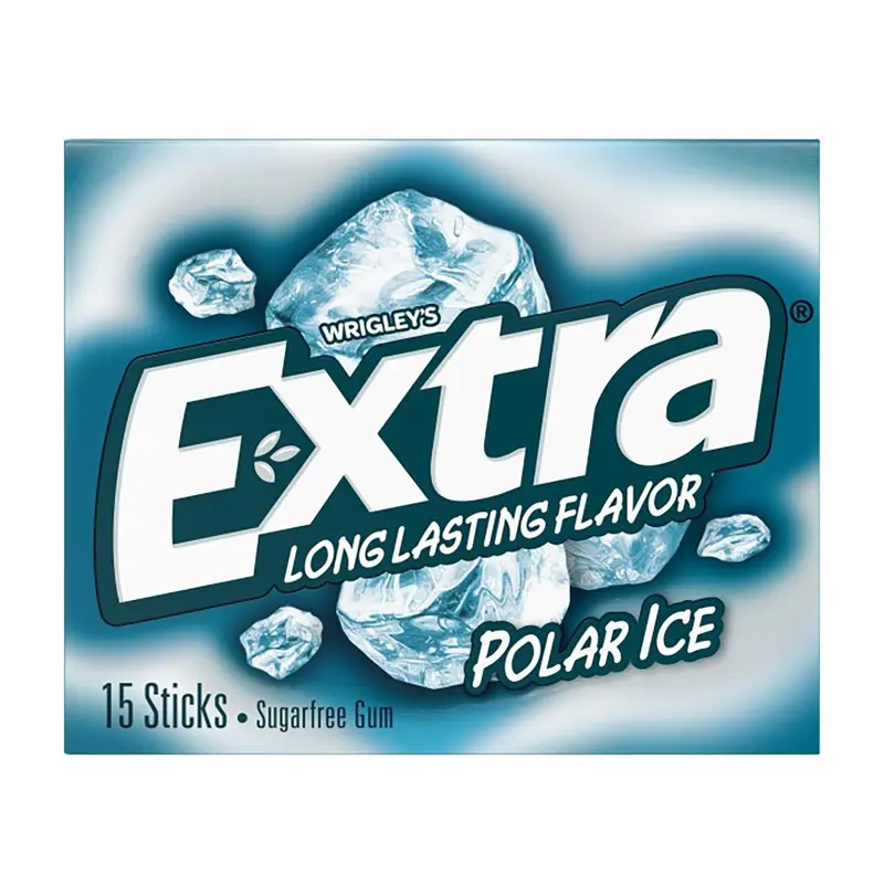 Extra Polar Ice Gum (15 Stick, Sugar Free) | 10ct, Box