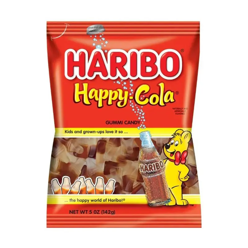 Haribo Happy-Cola Gummi Candy | 5oz, 12ct, Case
