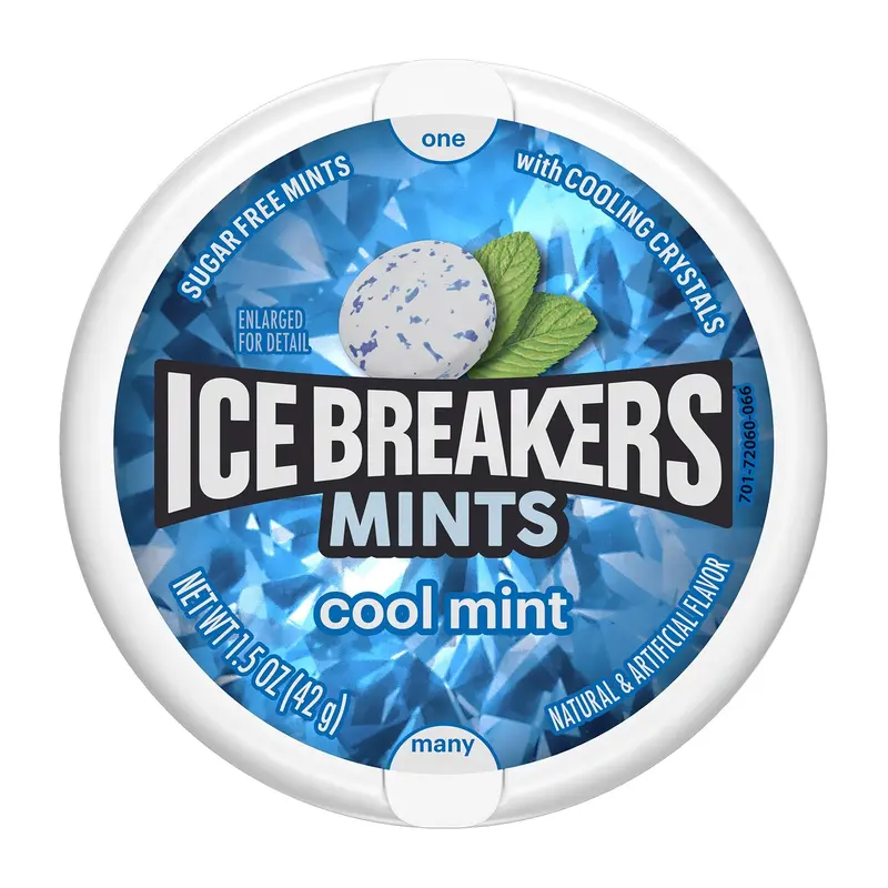 Hershey Ice Breaker Mints Coolmint | 8ct, Box