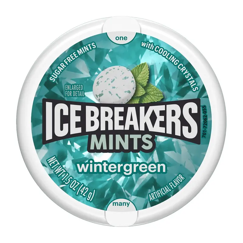 Hershey Ice Breaker Mints Wintergreen | 8ct, Box
