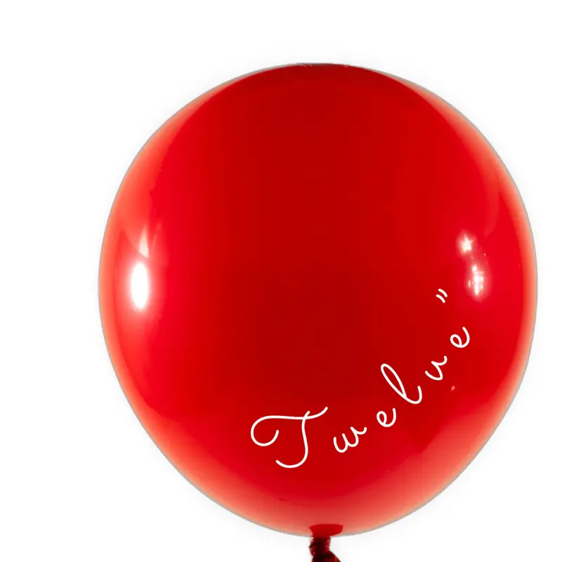 Balloons Latex (12") Red | 12ct, Bag