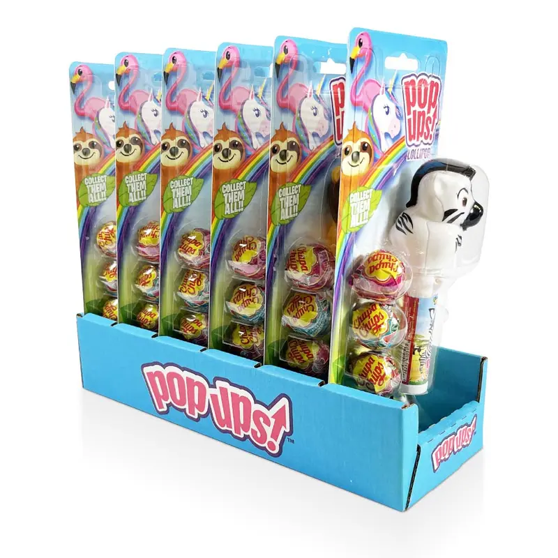 Flix Candy Pop Up Trendy Friends Blister Card | 1.26oz, 6ct, Box