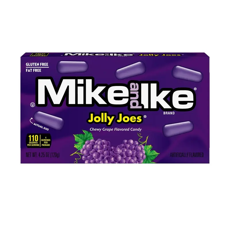 Just Born Mike & Ike Jolly Joes | 4.25oz, 12ct, Case