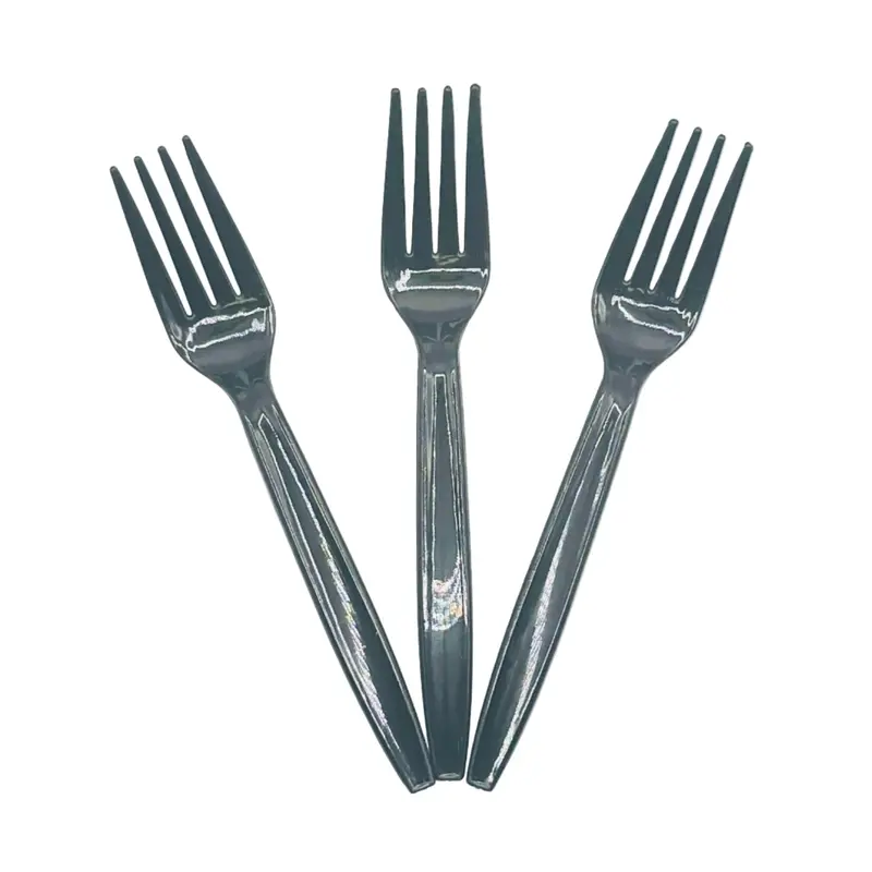 Plastic Fork Silver 100ct