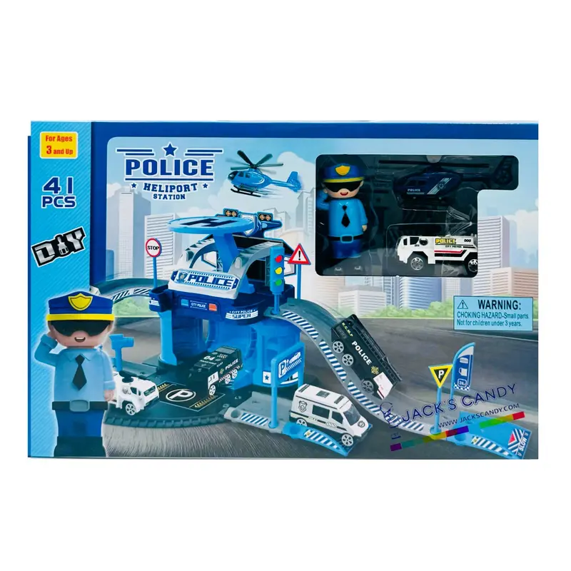 Police Parking Lot Set 1ct