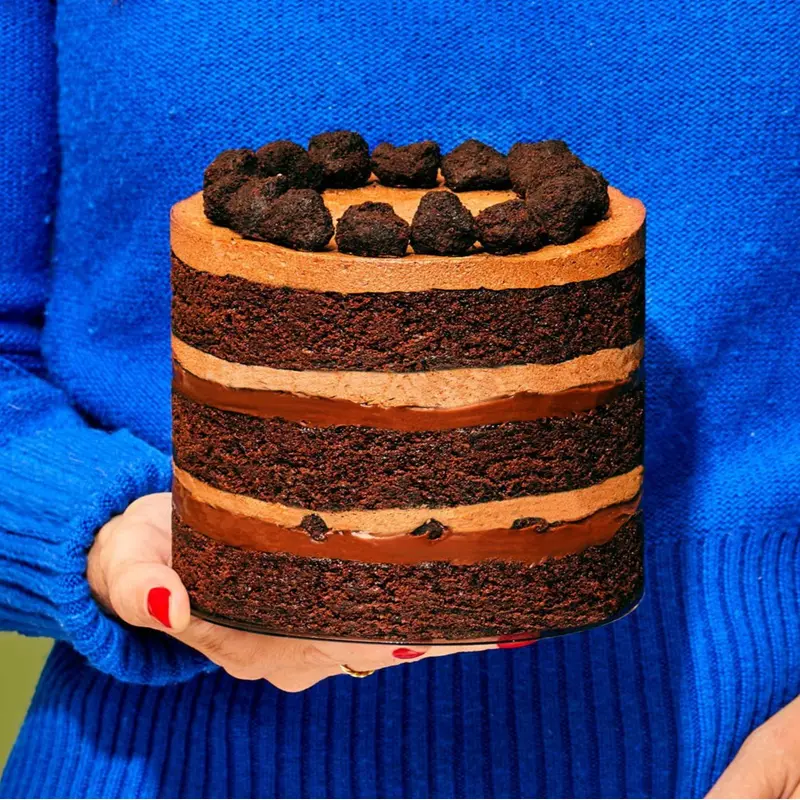 6 Quadruple Chocolate Cake