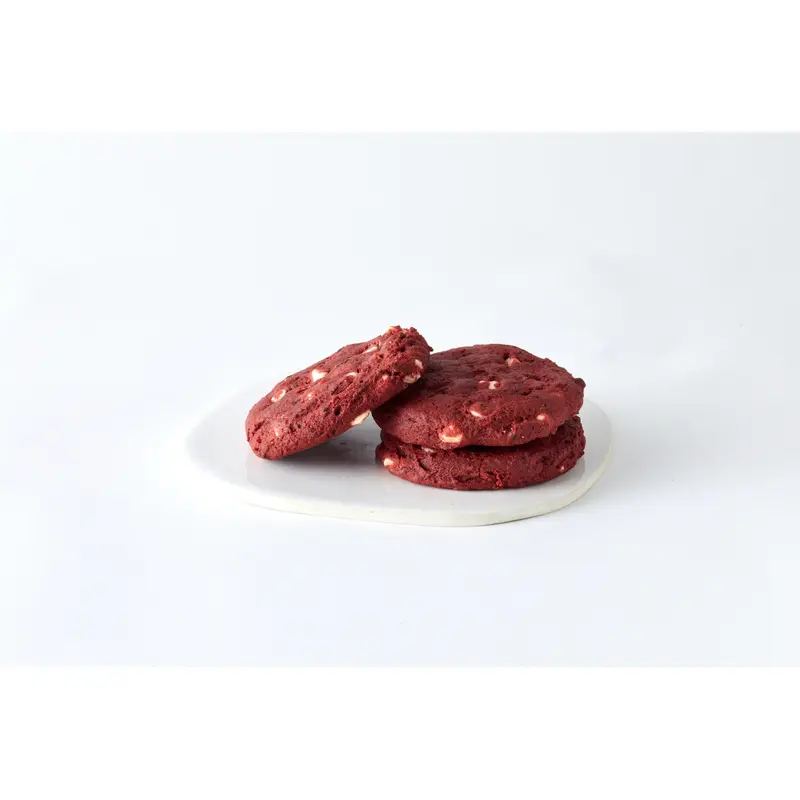 Red Velvet Banana Pudding Cookies