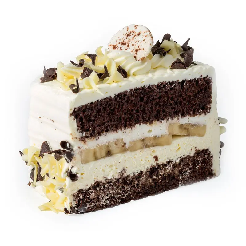 Chocolate Kahlua Banana Cake Slice