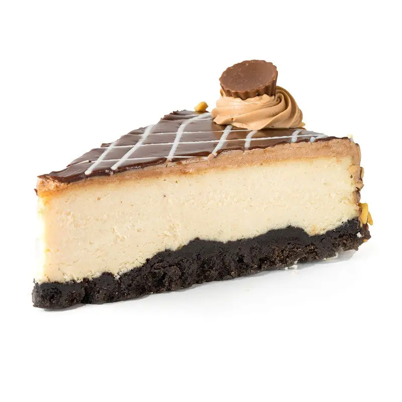 Chocolate Peanut Butter Cheesecake Slice