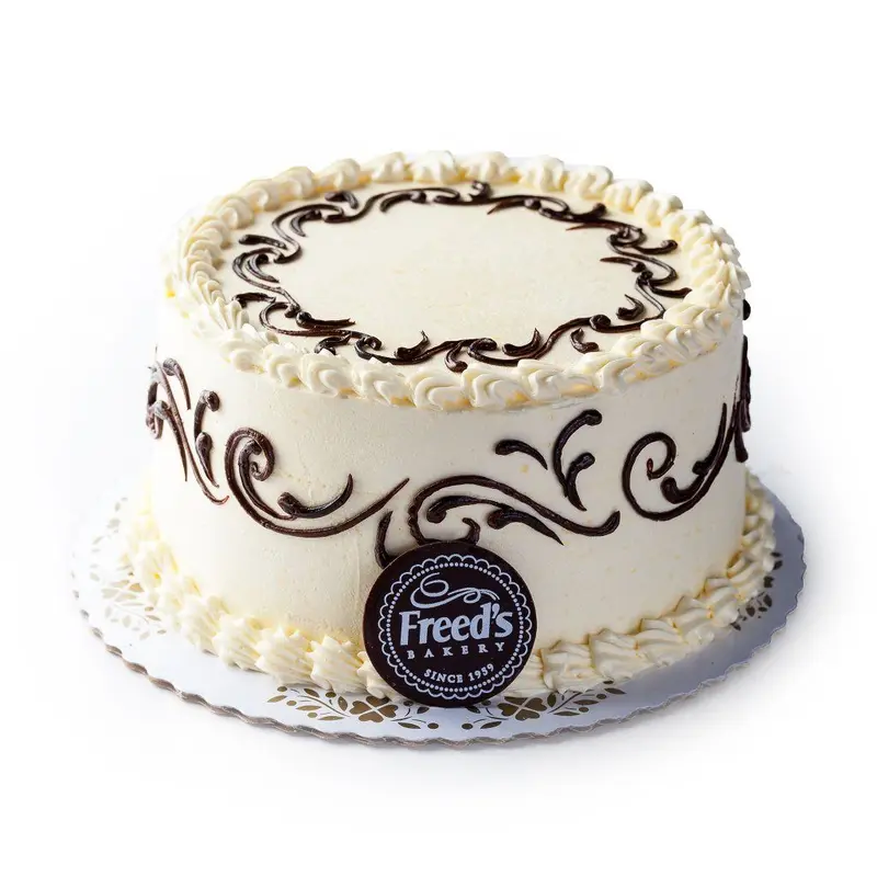 Chocolate Scroll Icing Cake