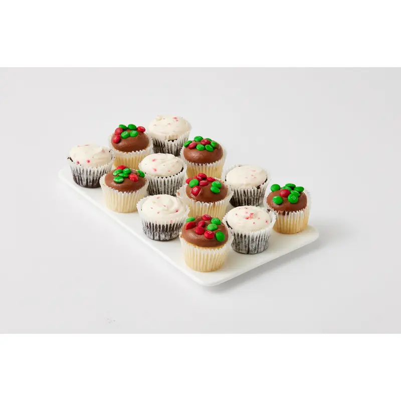 Holiday Candy Store Mini Cupcakes