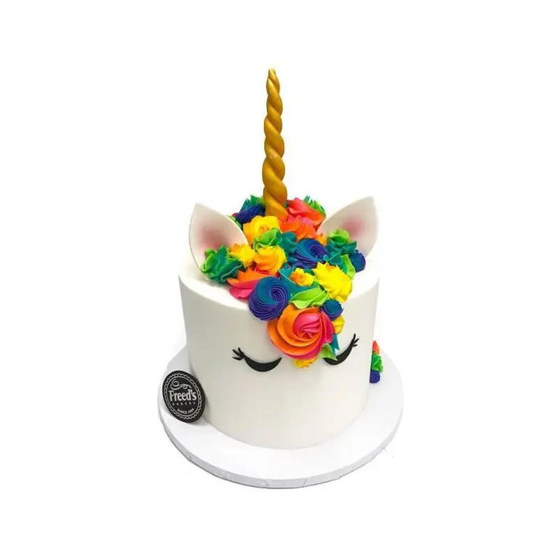 Unicorn Spirit Animal Birthday Cake