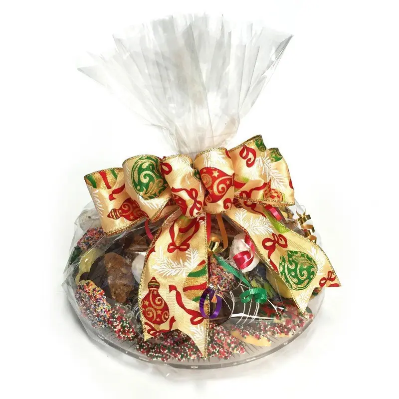 Christmas Wrapped Cookie Tray