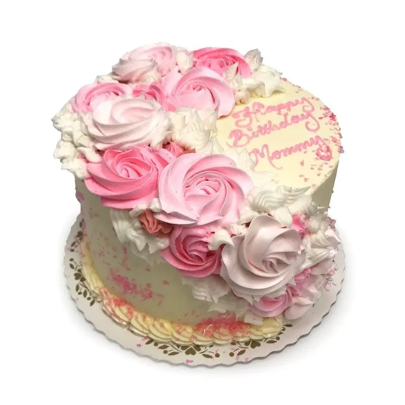 Swirl Cascade Birthday Cake