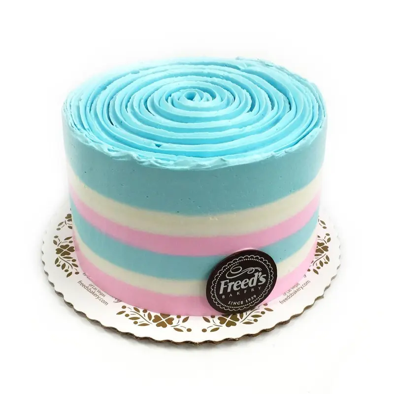 Cotton Candy Rose Cake