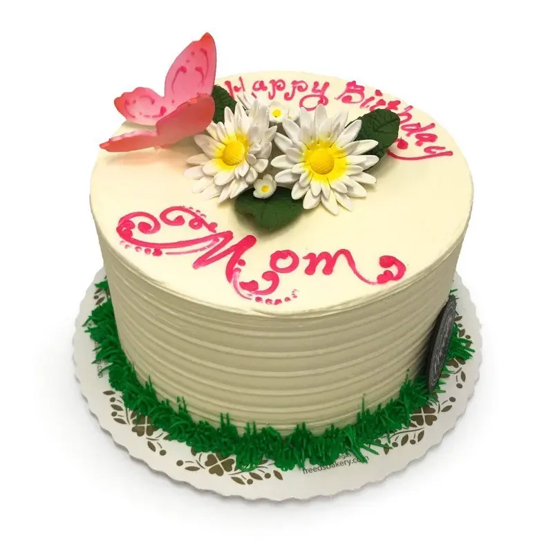 Daisy Garden Butterfly Cake
