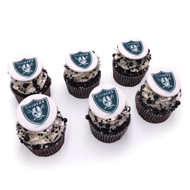 Raiders Cupcakes