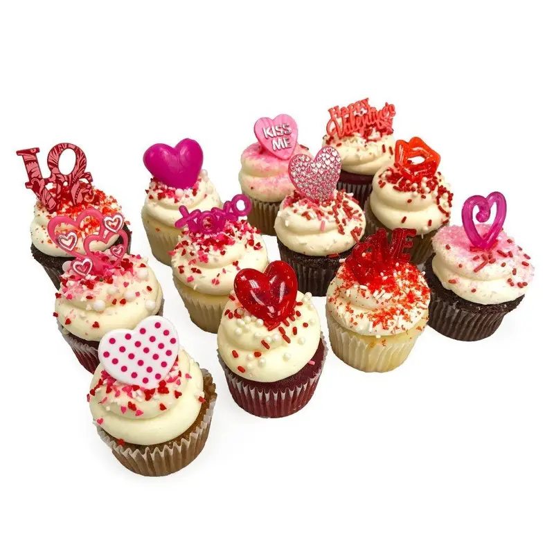 Valentine Hearts Cupcakes