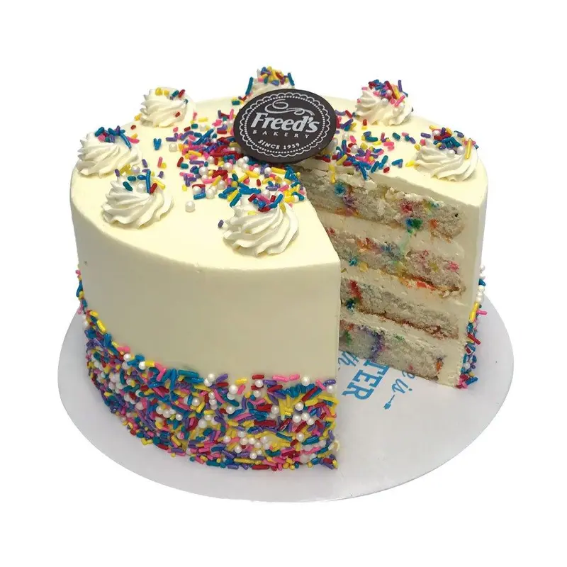 Confetti Sprinkle Dessert Cake