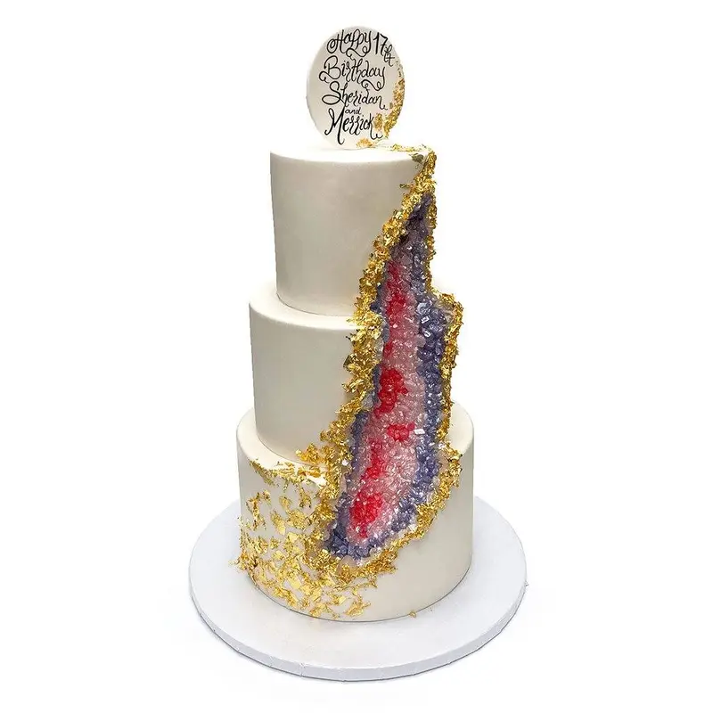 Geode Wedding Cake