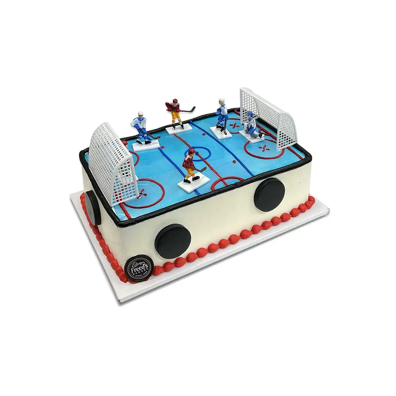 Ice Hockey Birthday Cake