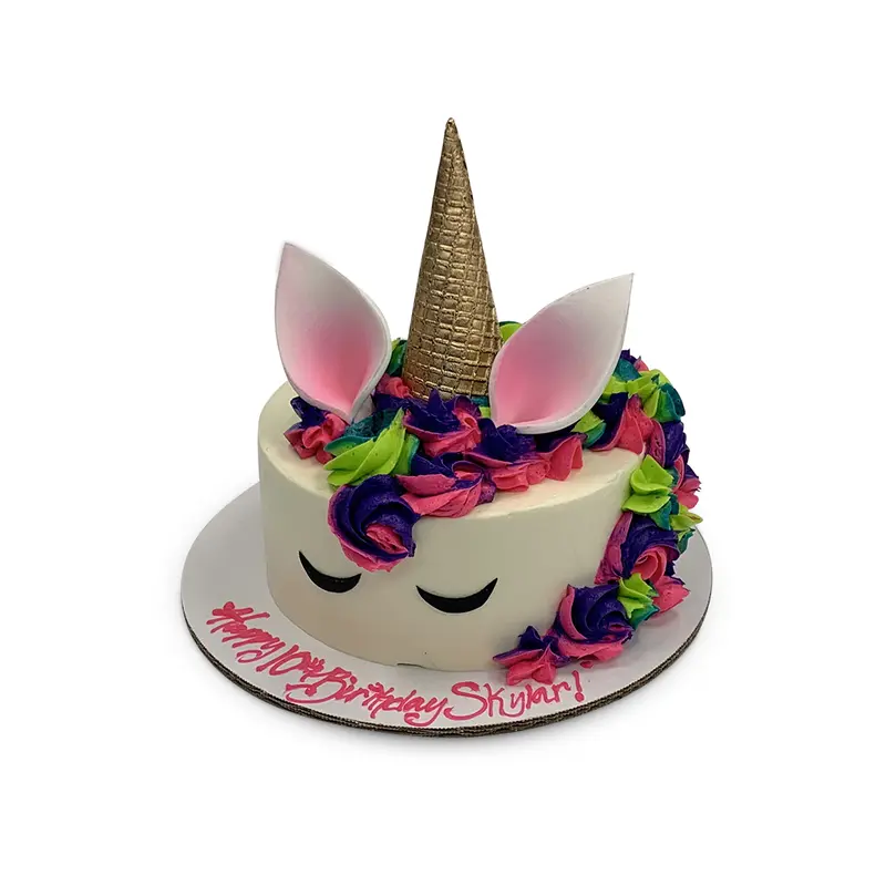 Mini Unicorn Spirit Animal Birthday Cake