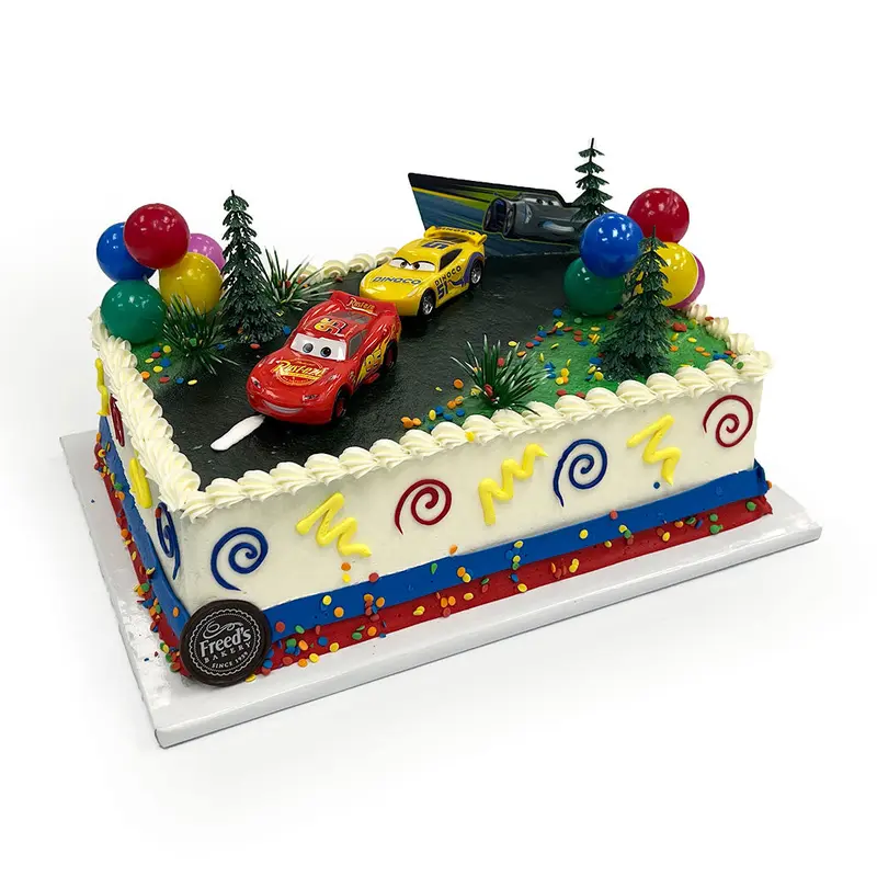 Road Race Birthday Cake
