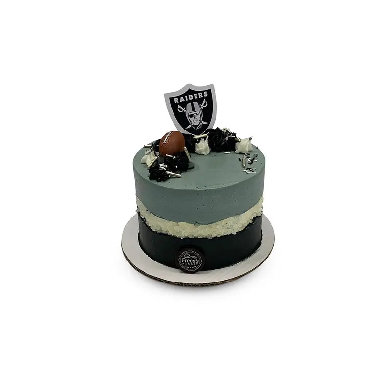 Silver and Black Fault Line Cake