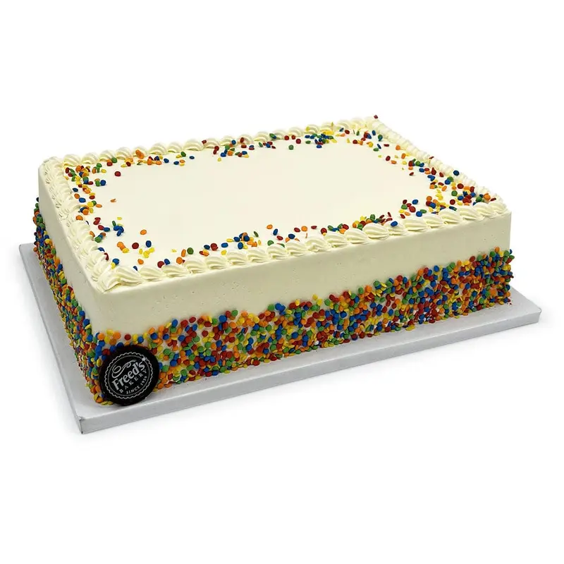 Confetti Colors Birthday Cake