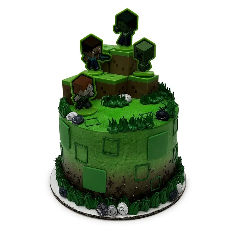 Minecrafting Birthday Cake