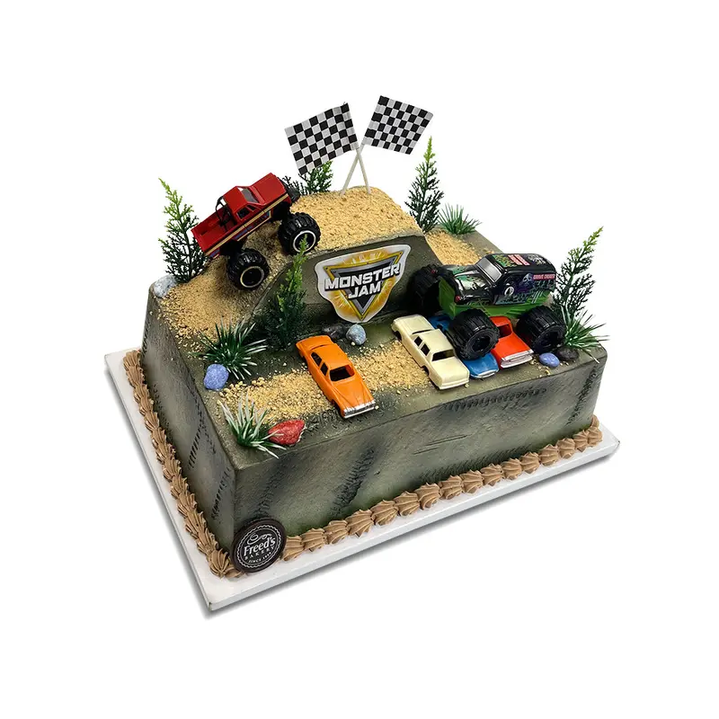 Monster Jam Birthday Cake