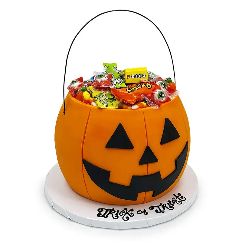 Pumpkin Bucket Cake