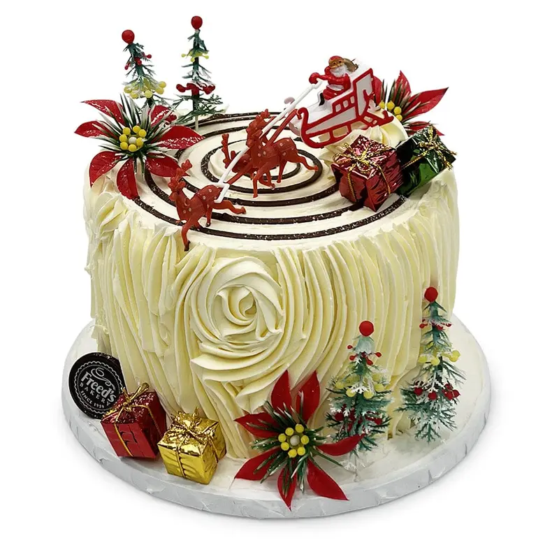 Buttercream Yule Cake