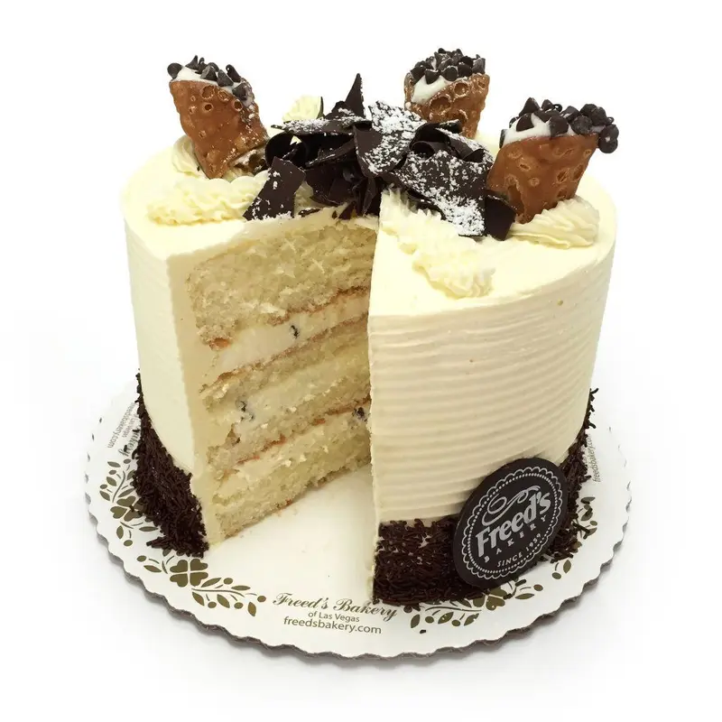 Cannoli Cream Dessert Cake, 7-Inch Round