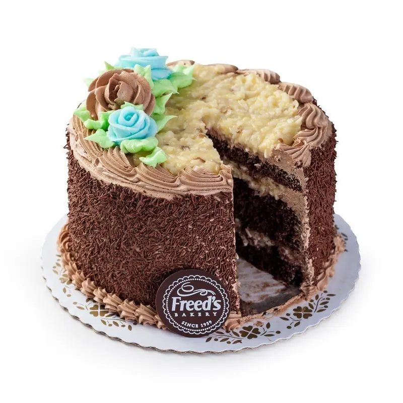 German Chocolate Dessert Cake, 7-Inch Round