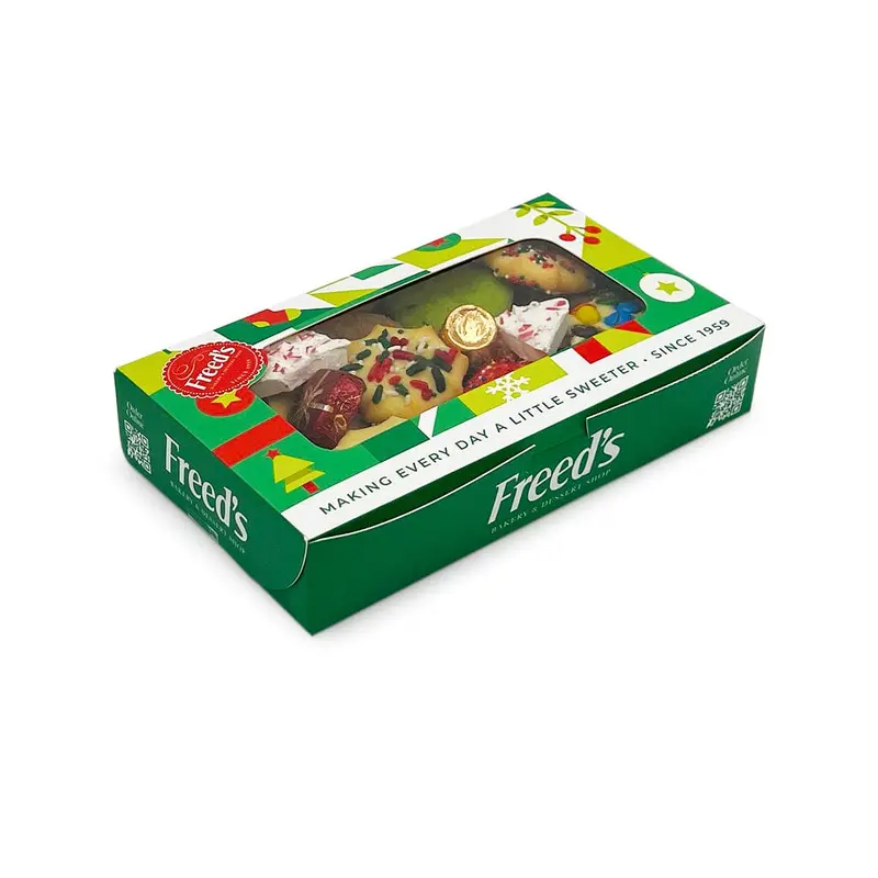 Half Pound Holiday Box Cookie Assortment