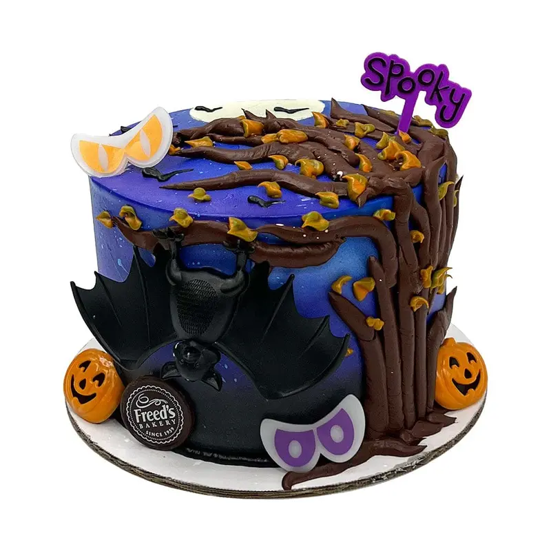 Hanging Around Halloween Cake