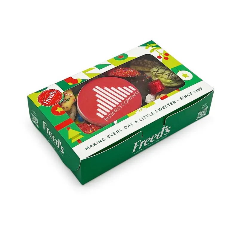 LOGO COOKIE & One Pound Holiday Box Cookie Assortment