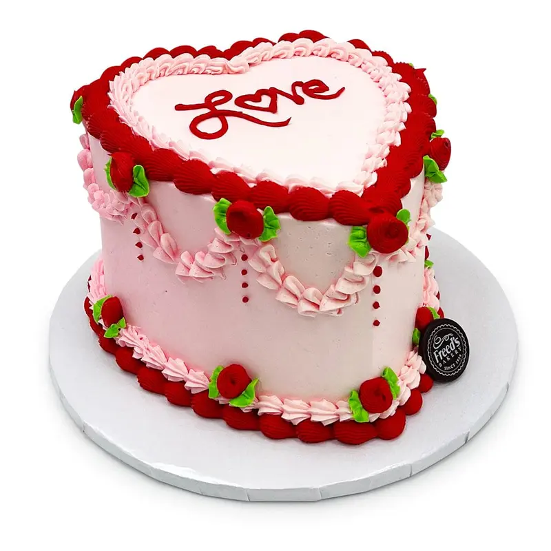 Love Bliss Heart Cake