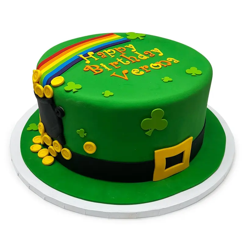 Lucky Clover Hat Cake